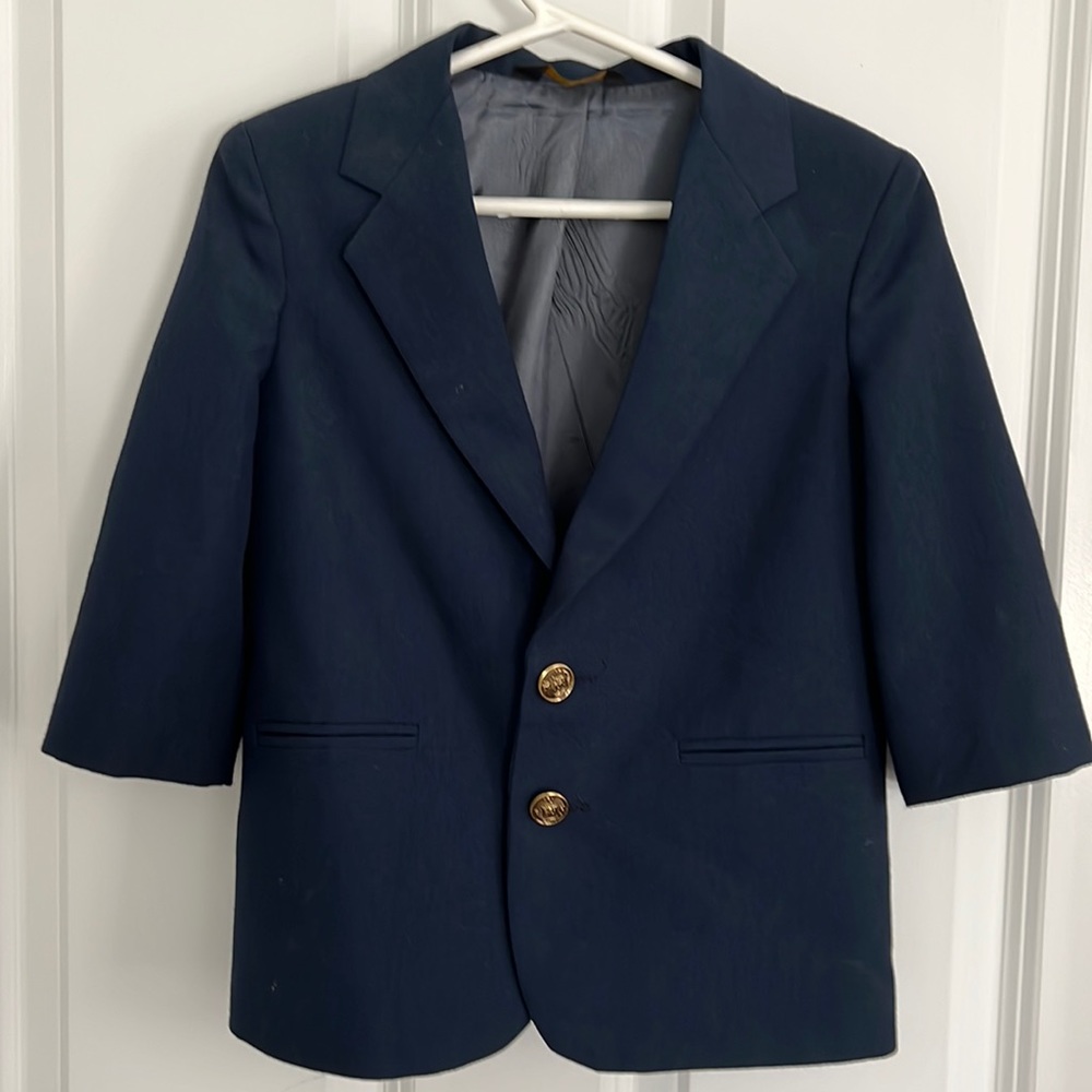 Toddler navy blazer